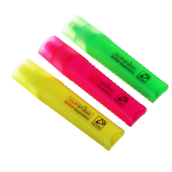  Текстовыделитель 3цвета 613-125