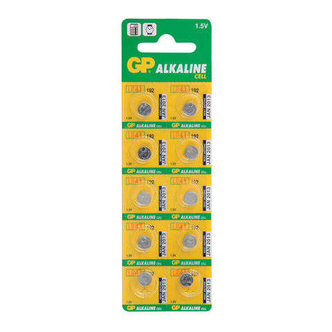  Батарейка LR41 GP 192FRA  Alkaline 02841