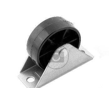  Опора колесная 40мм на площадке жестк.колесо М2019 УХТ*