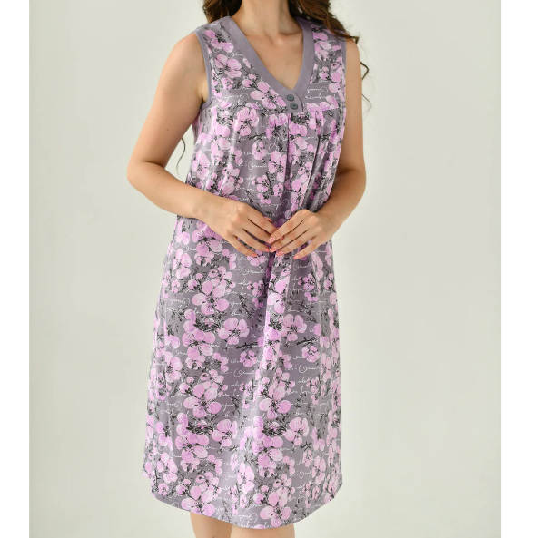  Сорочка жен Яблоневый цвет р.58 розовый 2139-К