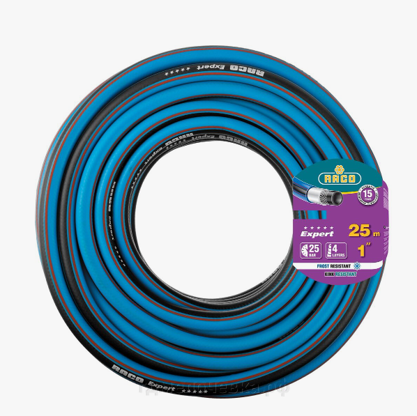  Шланг d1*25м Raco Expert 40302-1-25_z01 чер-син 25атм 4х-сл *
