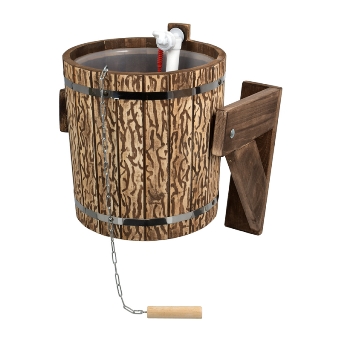  Обливное устройство 13л Русский душ липа пласт.встав наливн.клапан искусст.состар 33324 БШ