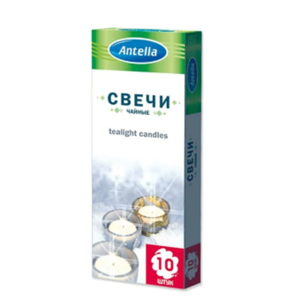  Свечи чайные 10шт Антелла 90515