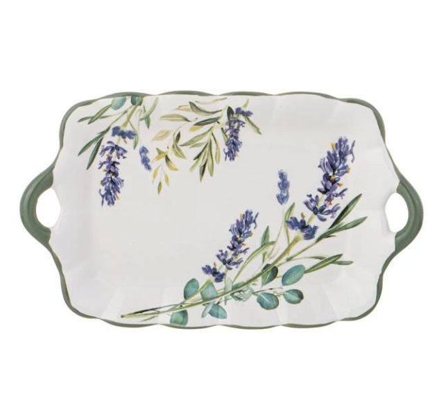  Блюдо 23,5*14*2,5 Лаванда Agness