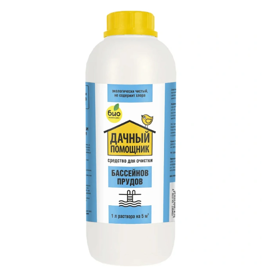  Дачный помощник 1л концентрат д/очистки бассейнов 