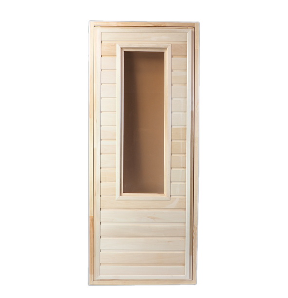  Дверной блок 1,80х0,70 сосна с большим стеклом ТЗ 