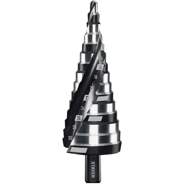  Сверло по металлу 15-ступенчатое 4-32мм Stayer Pro Max 29661-4-32-15