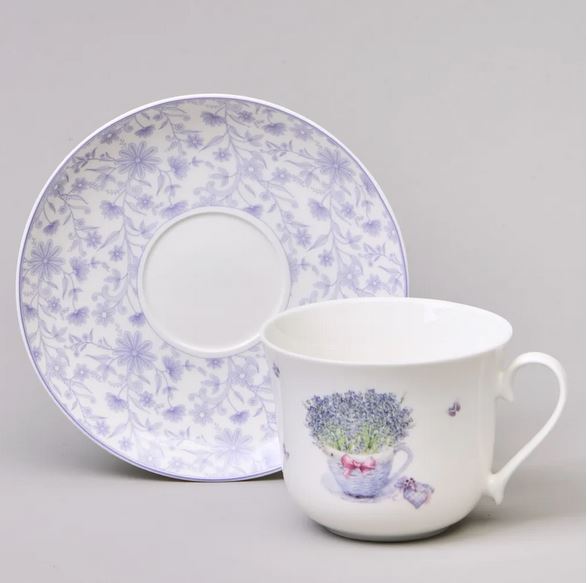  Чайная пара 450мл Лавандовая Весна Lefard 87-345