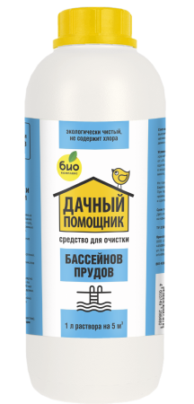  Дачный помощник 1л концентрат д/очистки бассейнов БИО-комплекс