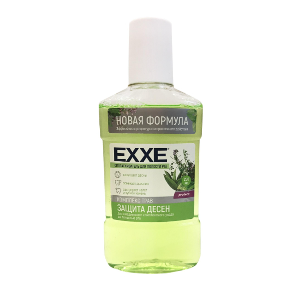  Ополаскиватель для рта Защита десен 250мл EXXE 