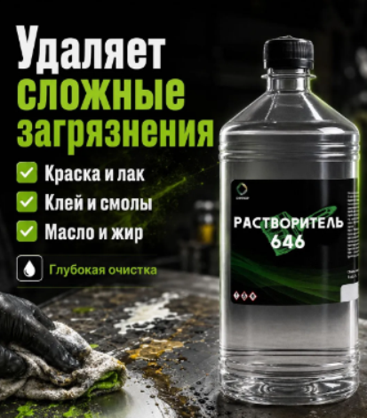  Растворитель 646 1,0л ХимАвто/Синткор