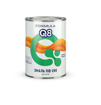  Эмаль ПФ-266 золотисто-коричневая 0,8кг Formula Q8