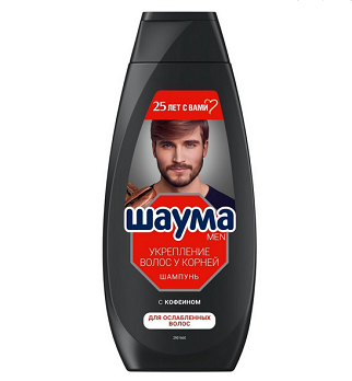  Шампунь Шаума 360мл Укрепление у корней муж
