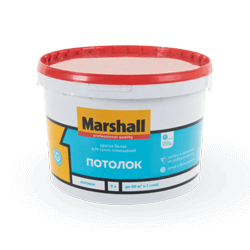 Краска  Marshall Потолок мат. 9л - фото