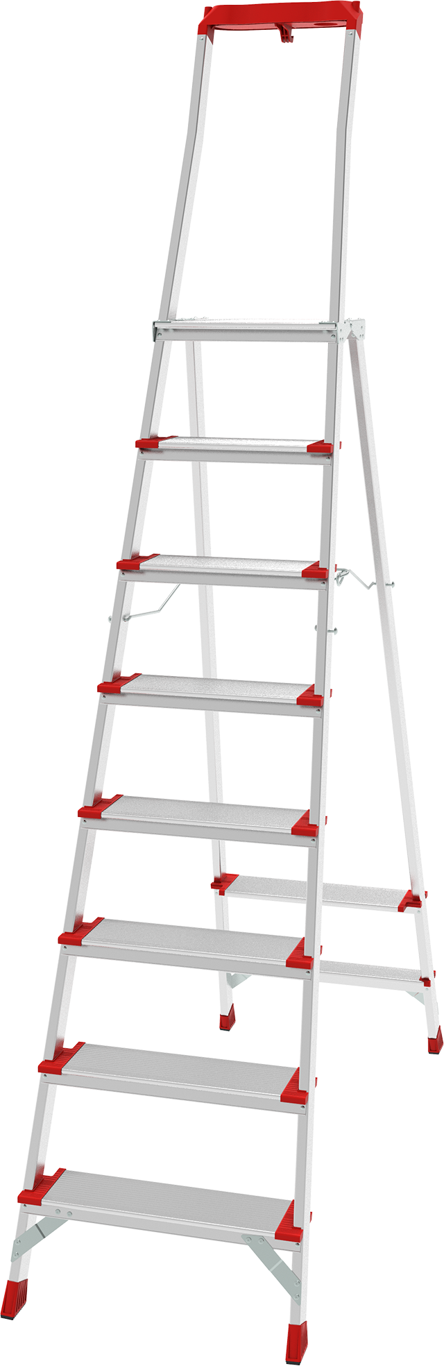  Лестница-стремянка 8 ступеней алюм Новая высота NV3138 проф 3138108