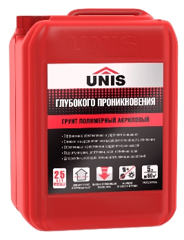  Грунтовка глубок. проник.д/нар и вн.работ 10л акрил UP-18 Юнис 