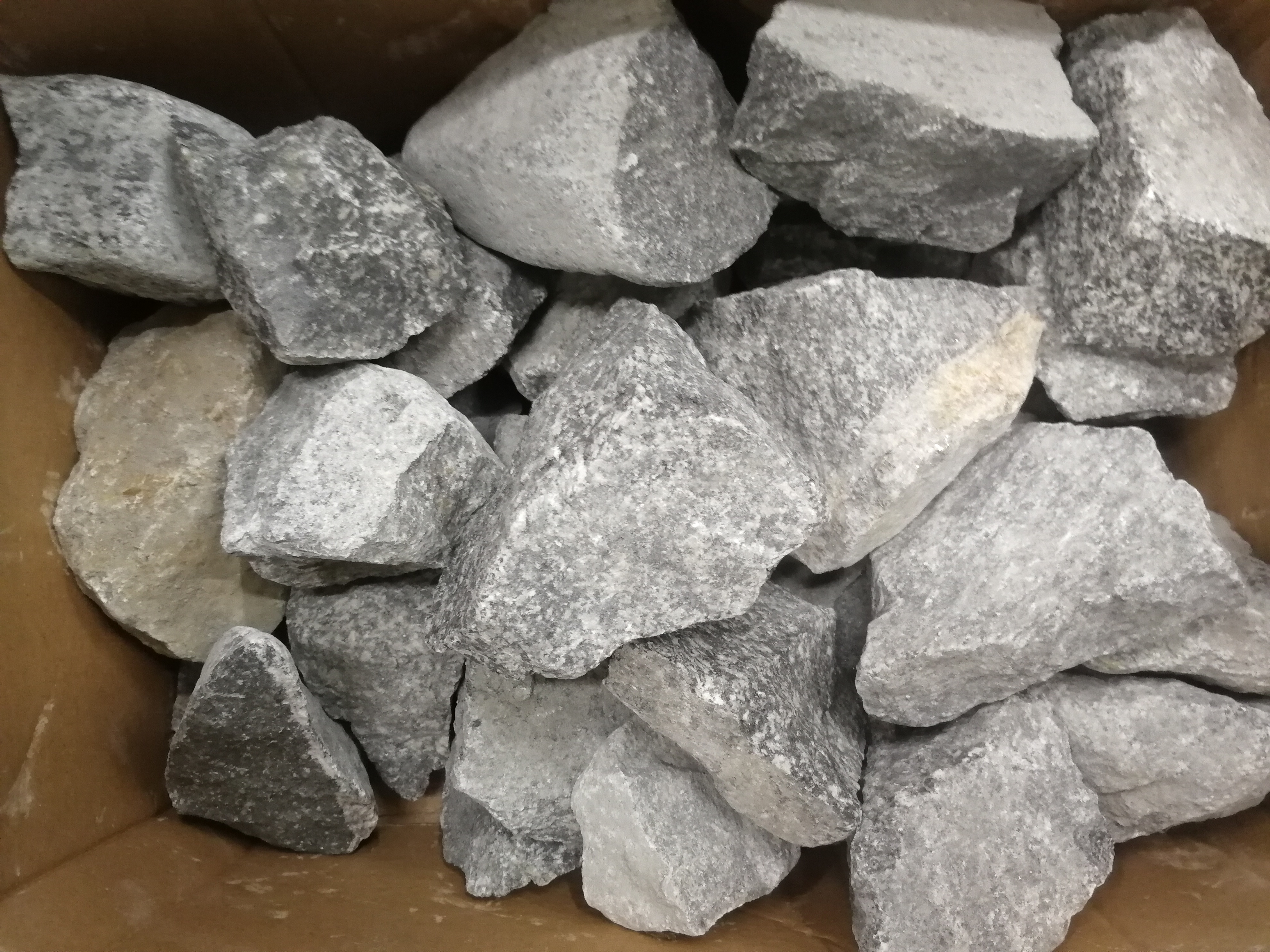  Камни для бани 20кг Порфирит колотый 