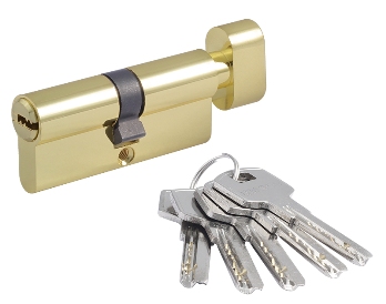  Сердцевина замка 70мм ключ/верт перф зол STD Z ЛПВ-70 (35-35) 16077 Нора-М