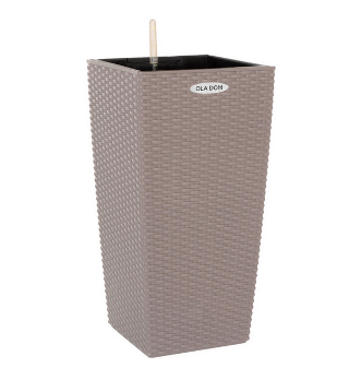  Кашпо 31л Rattan Серый OLA DOM