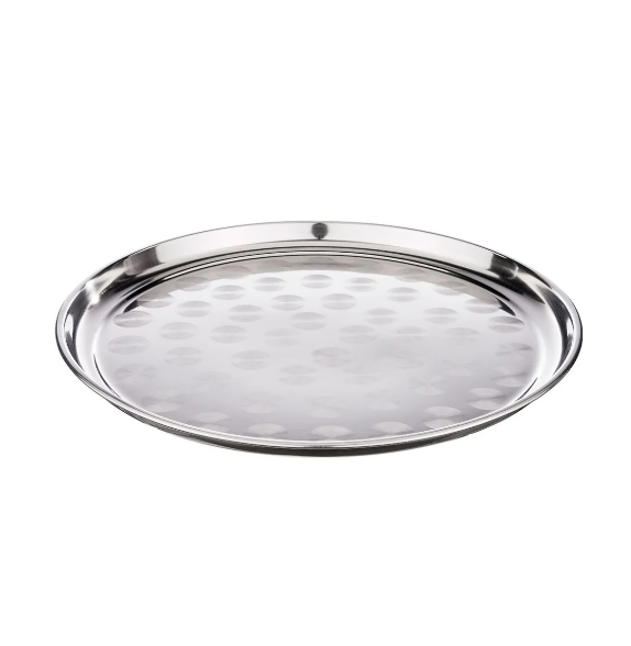  Поднос нерж 40см кругл 880-121 Agness