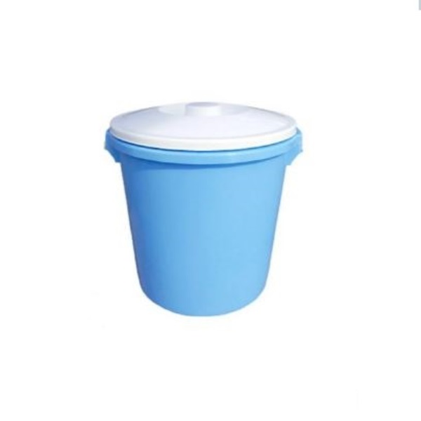  Бак 45л п/эт пищевой голубой с белой крышкой Иж Радиан