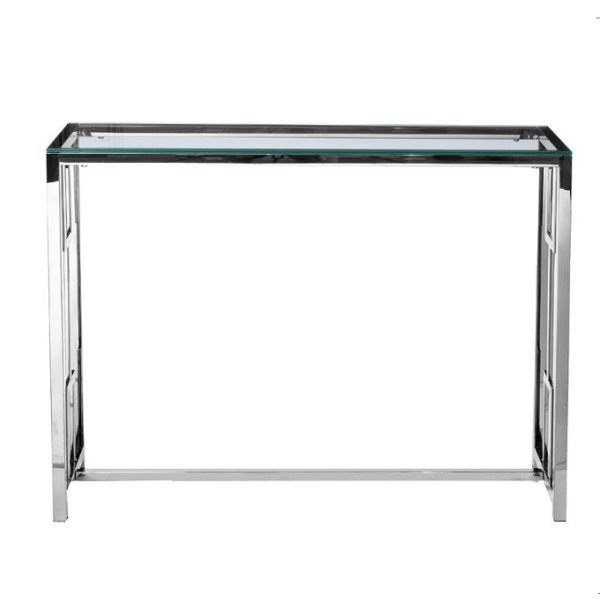  Консоль прозр.стекло/хром 100х30х78см 47ED-CST072 GARDA DECOR