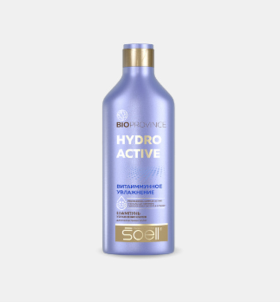  Шампунь Soell BioProvince 400мл Hidro Active 21123