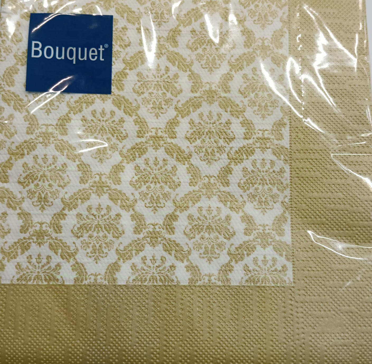  Салфетки бумажн. Bouquet 3-х сл 20шт Гобелен в зол.рамке 25240