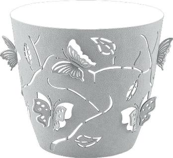 Горшок для цветов 1,4л d145мм Plast Team Butterflies сер.шторм PT401210025