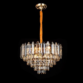  Люстра 40Вт х9 E14 хрусталь G21093/9GD+CL