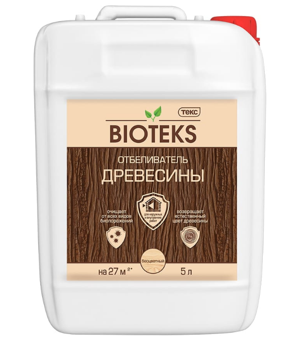  Отбеливатель древесины 5л Bioteks ТЕКС