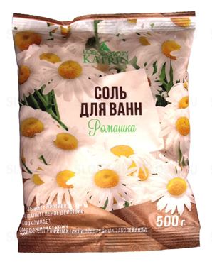  Соль для ванн 500г  Ромашка в пакете