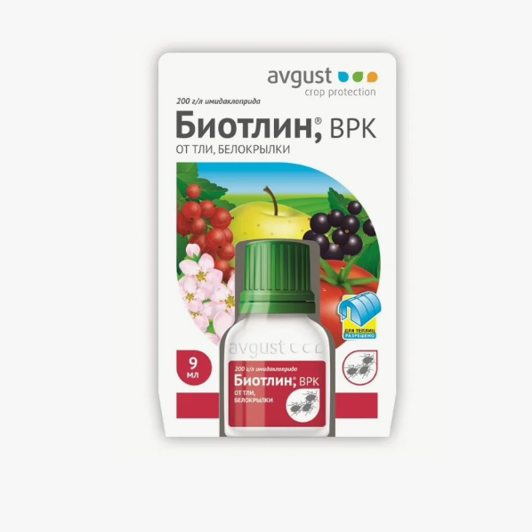  Биотлин 9мл (фл) от тли, белокрылки АО Фирма "Август" (у80) 