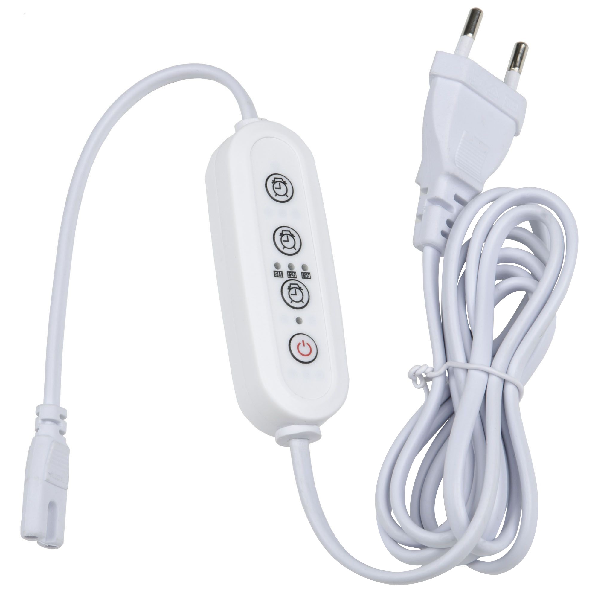  Таймер с вилкой и разъемом L.N д/фито светильника 220w 150Вт.ТМ Uniel UL-00006492