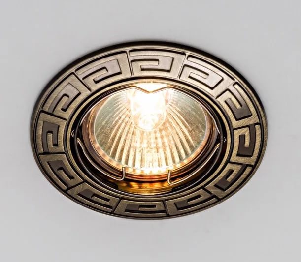  Светильник точечный MR16 Cast 67 Green Antique Brass Maxlight