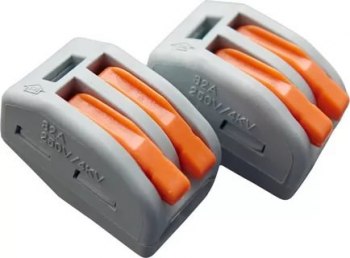  Клемма 2-х проводная Gter1-02 800481 серая 503564