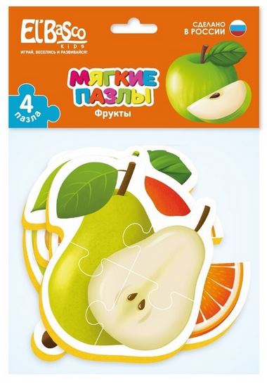  Пазл мягкий Фрукты ЕТ02-005