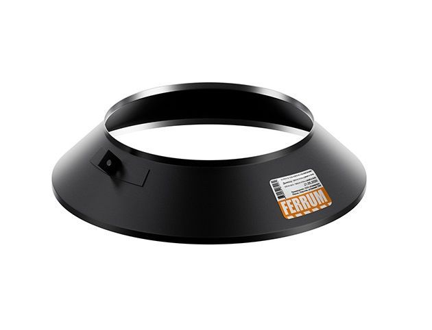 Юбка 430/0,5 мм эмаль черная до 600° D200 Ferrum
