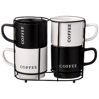  Набор кружек 4шт 380мл 260-909 Lefard