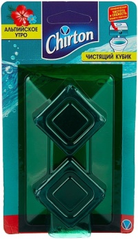 Chirton Чистящий кубик для унитаза Альпийск утро 2*50г