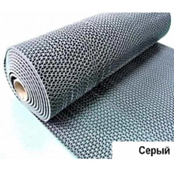  Коврик-дорожка 0,6*12м New Wave серый Sunstep 39-641 (шаг 25см)