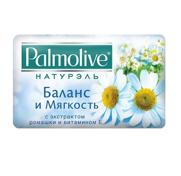  Мыло 90г Палмолив Баланс и мягкость Ромашка