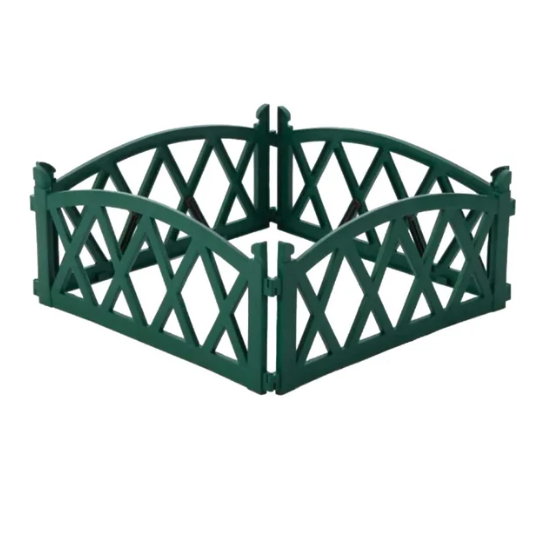 Ограждение Арка зеленый 26см*2,4м - фото