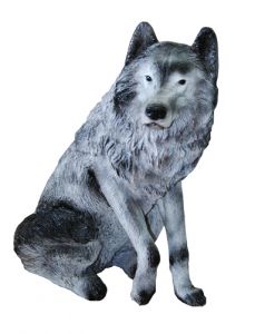  Фигура Волк с табличкой ФР-00000277