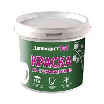  Краска садовая 2,5кг (ведро) защита деревьев Доброцвет Ижсинтез (у4)