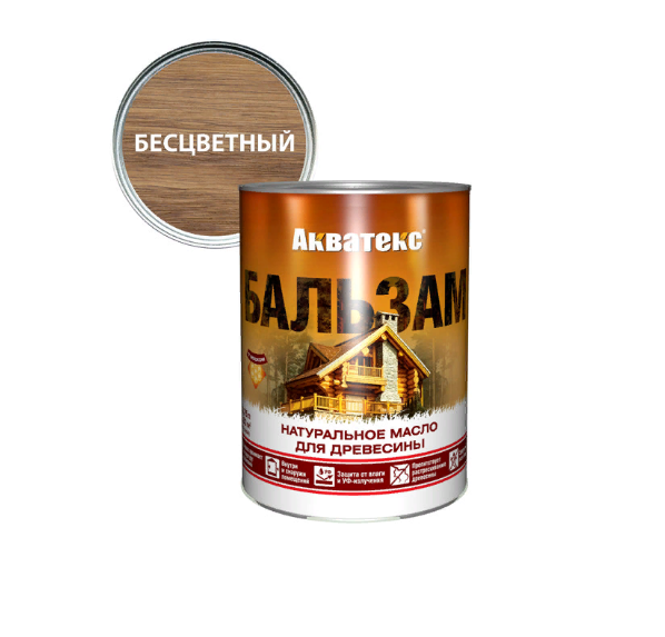  Акватекс-бальзам 0,75л бесцветный Деревозащитное средство арт.92121 Рогнеда 
