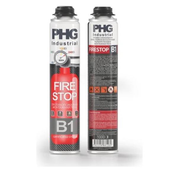 Пена монтажная огнестойкая 1000мл PHG Industrial Firestop B1 612288