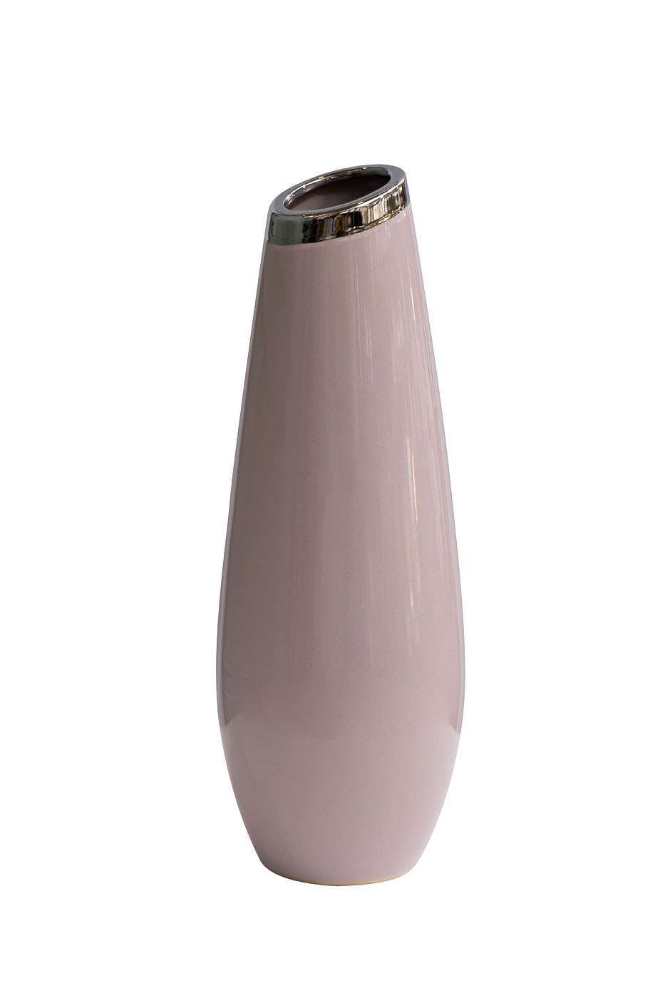  Ваза керамическая розовая 12х36см 18H7827S-ROS GARDA DECOR