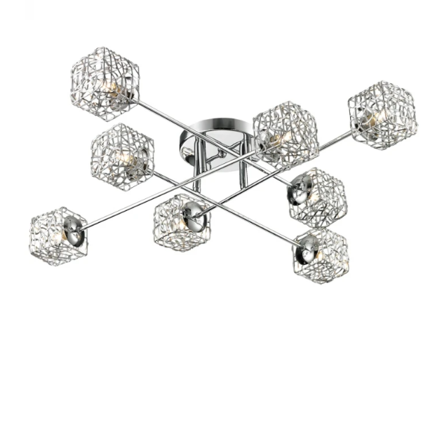  Люстра 40Вт 8*G9 FROST хром NC38721/8