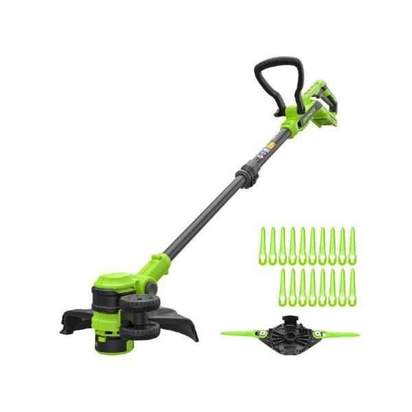  Триммер аккумуляторный 24В 30см без АКБ без ЗУ ST3002 GreenWorks ST3002A3